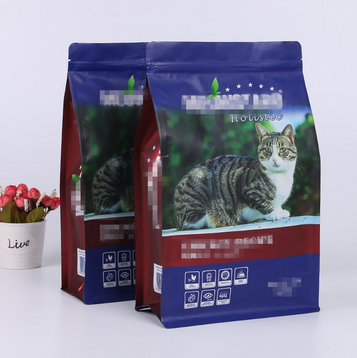 廠家印刷貓糧袋 食品級(jí)塑料包裝袋大號(hào)食品袋 八邊封包裝袋