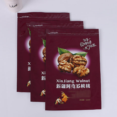 零食核桃包裝袋 自立自封復(fù)合袋 食品級(jí)塑料袋廠家