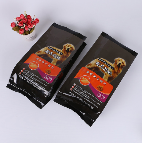 1KG狗糧袋 食品級(jí)塑料鋁箔復(fù)合包裝袋 5KG 貓糧袋四邊形袋