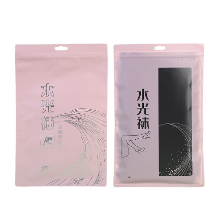 新款女士水光襪包裝袋絲襪內衣通用復合塑料袋服裝自封袋